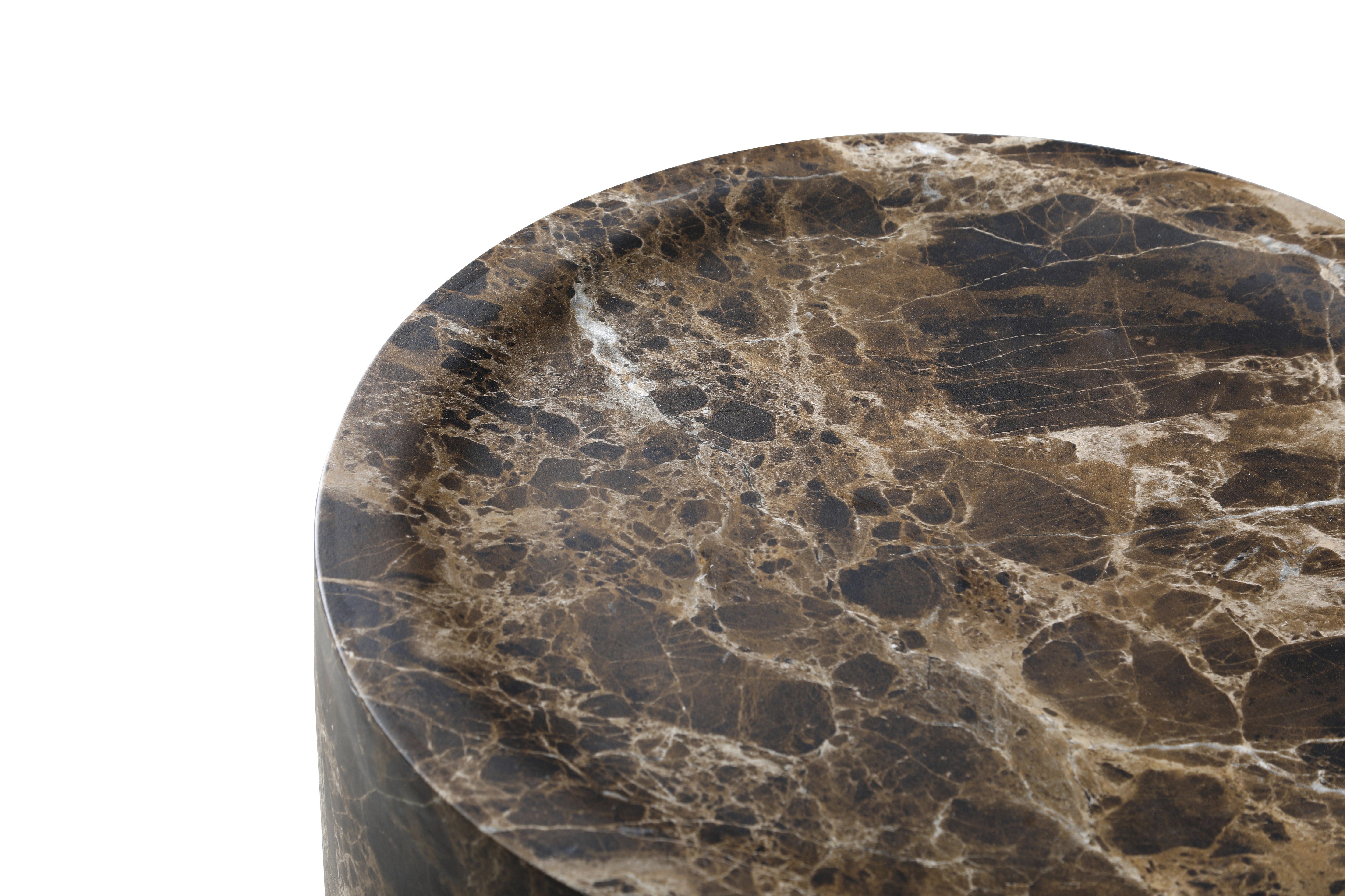 Table appoint LUMEA fonce salon