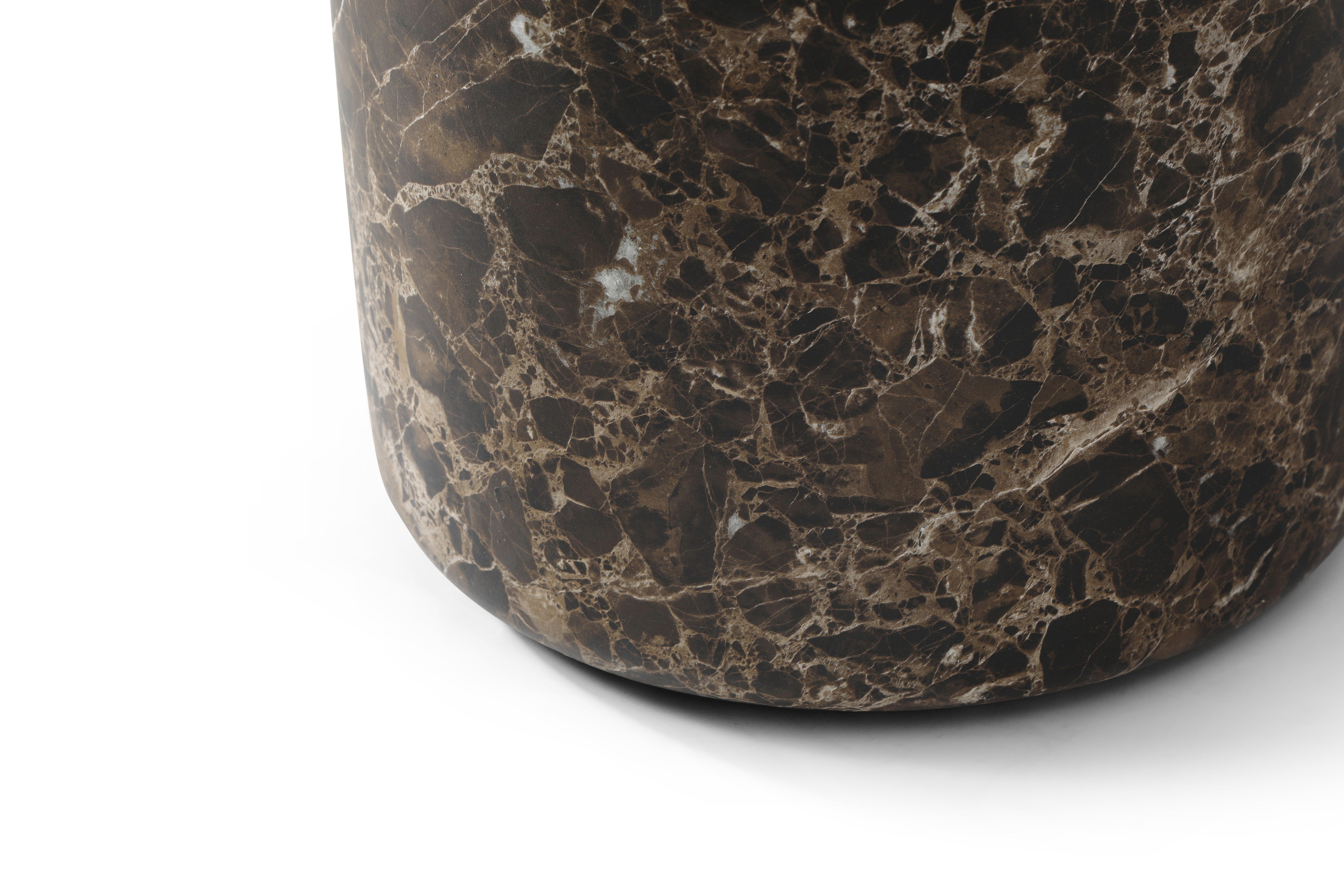 Table appoint LUMEA fonce finition